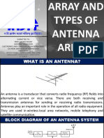 Array and Types of Antenna Arrays