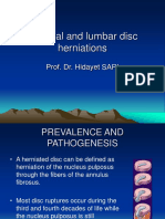 Servical - Lomber Disk Herniation