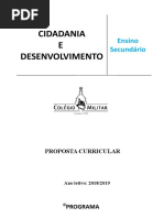 Secundário. Programa Cidadania e Desenvolvimento (2)
