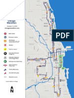 Chicago Marathon Course Map  