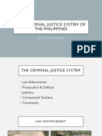 The Criminal Justice System of The Philippines: Bantolo, Plural, Rodriguez