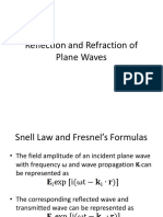 Reflection and Refraction of Plane Waves