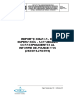 Informe Semanal Saneamiento