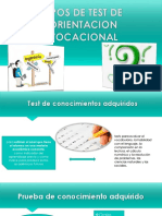 Tipos de Test de Orientacion Vocacional