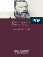 Jean-Pierre Osier - para Leer A Feuerbac PDF