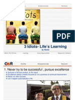 Lessons From 3 Idiot Movie