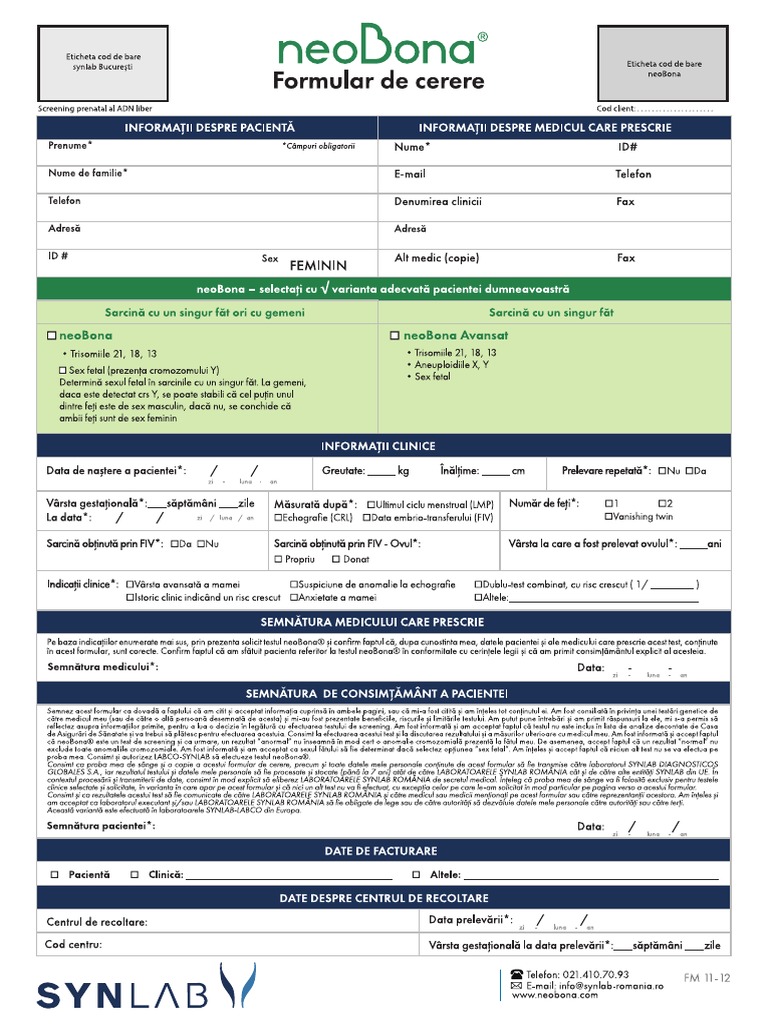Formular Neobona PDF | PDF