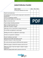 031 - Crankshaft Deflection Checklist