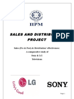 Sales & Distribution Project LG-SONY