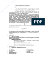 Capacitores y Dielectores