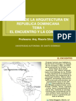 Temas 1 y 2 El Encuentro y La Conquista Historia de La Rep. Dom.