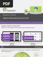 Appium Studio: Appium Testing Made Easy at Any Scale