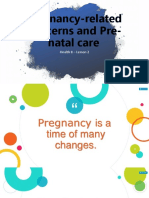 Pre-pregnancy concerns