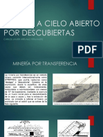 Minería a Cielo Abierto Por Descubiertas