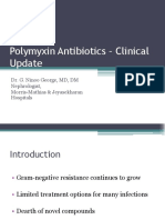 Polymyxin Antibiotics - Clinical Update