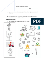 Listening Worksheet