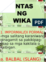 Demo Antas NG Wika