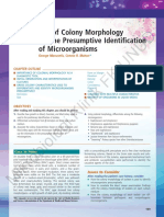 Mikrobiologi Klinik FK UNUD: Use of Colony Morphology For The Presumptive Identification of Microorganisms