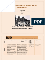 México, Configuración Histórica y Geográfica. Actividad 2. Unidad 2