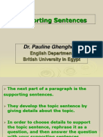 Supporting Sentences: Dr. Pauline Ghenghesh