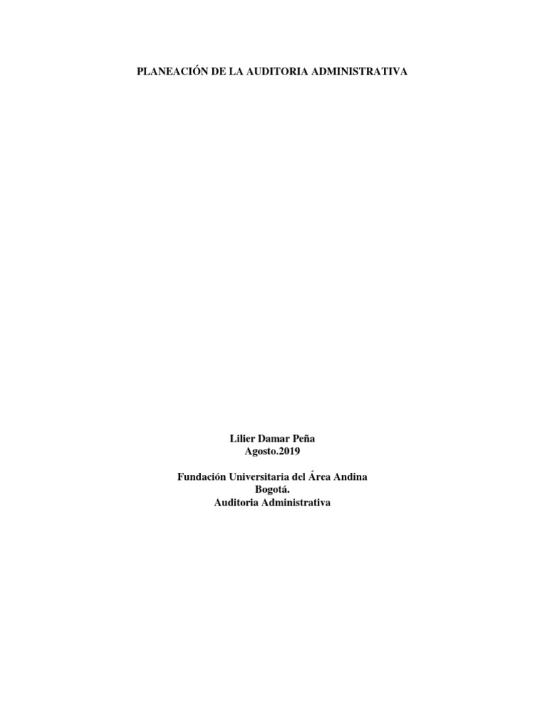 Actividad Eje 3 Auditoria | PDF | Auditoría | Calidad (comercial)
