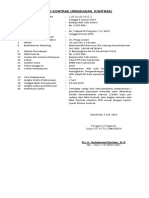 Resume Kontrak (Ringkasan Kontrak) : Drs.H. Muhammad Darham, M.Si