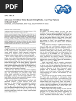 Advances in Inhibitive Water-Based Drilling Fluids - Can They Replace Oil-Based Muds