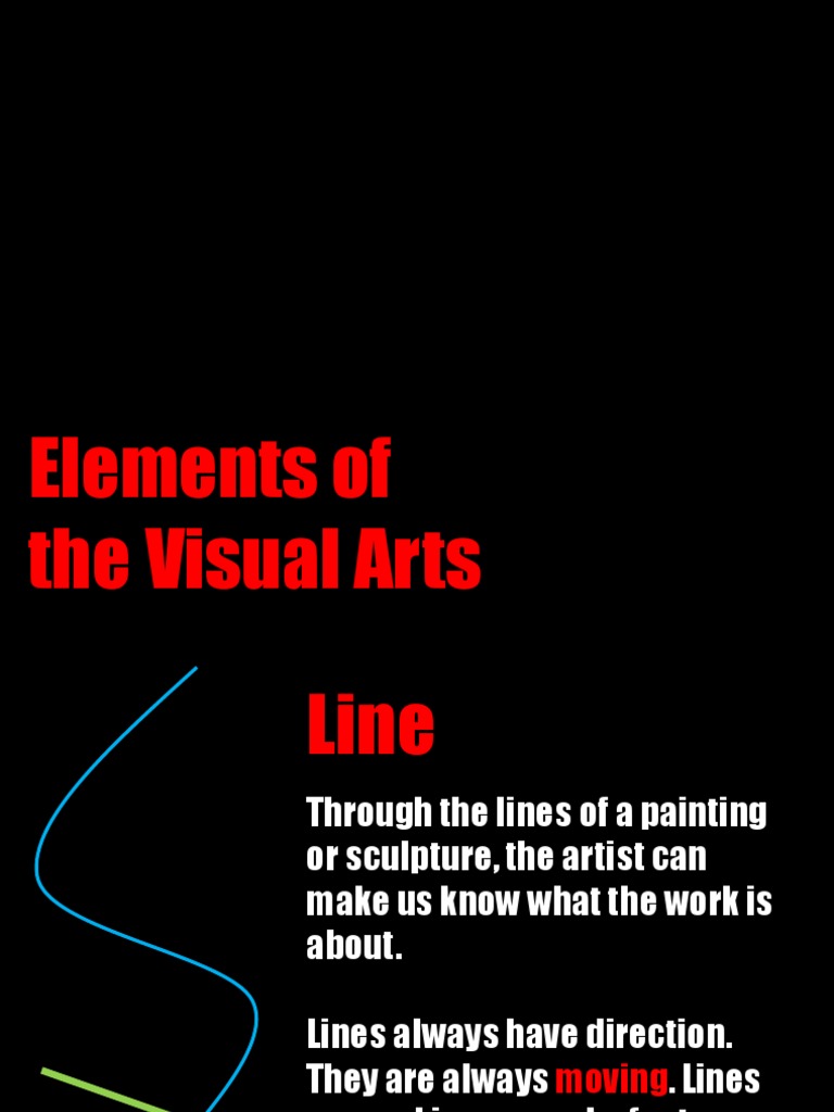 Key Elements of Visual Arts Explained | PDF | Yellow | Color