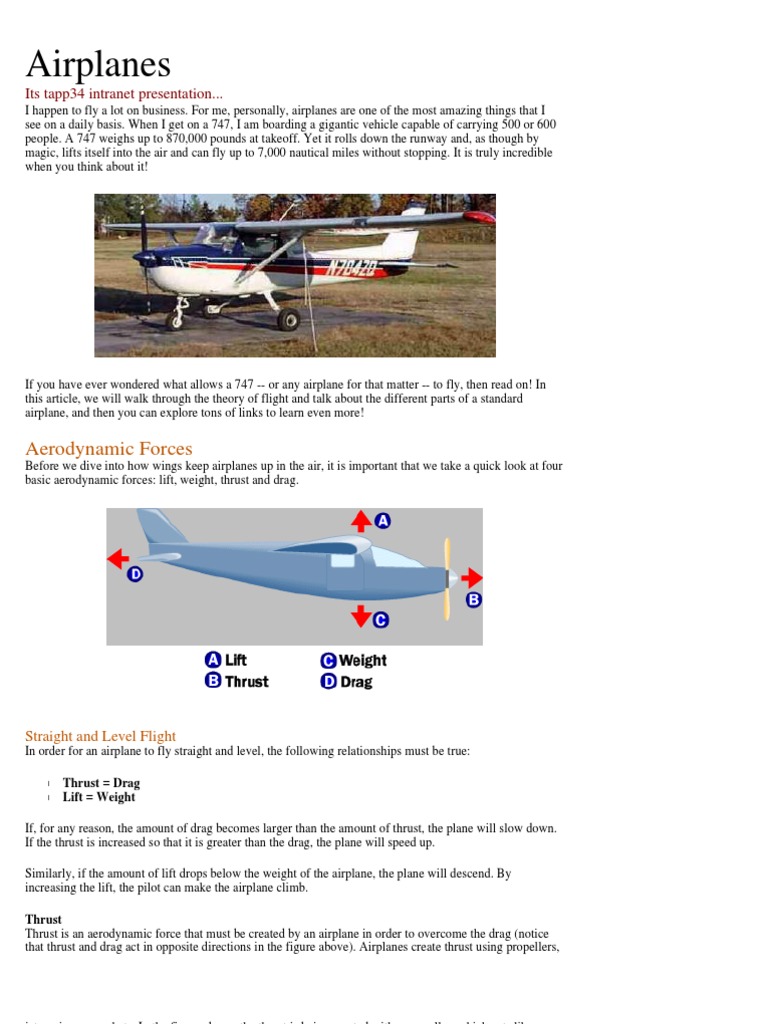 Understanding How Airplanes Fly | PDF | Young Adult