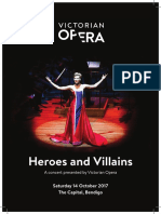 Heroes and Villains Program