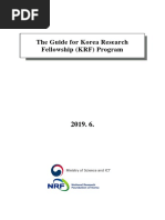  Korea Research Fellowship(KRF