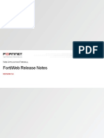 Fortiweb v5.6.0 Release Notes