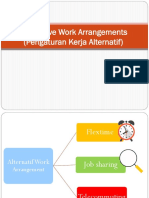 Alternative Work Arrangements (Pengaturan Kerja Alternatif)