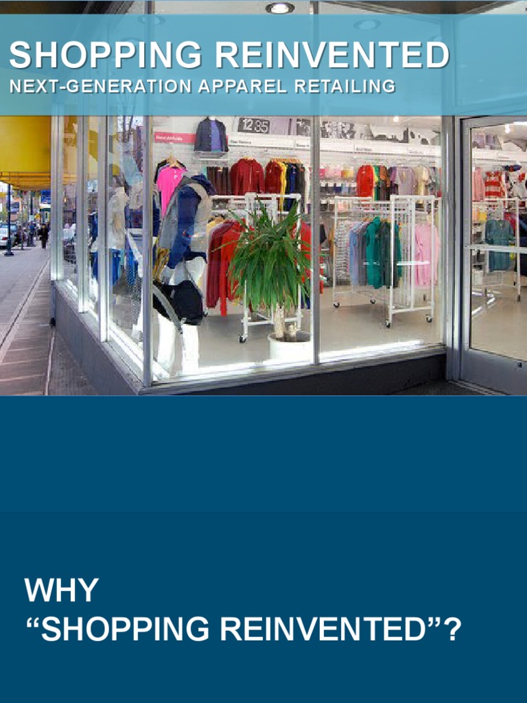 Shopping Reinvented Next Generation Apparel Retailing PDF E