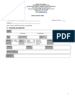 National Meat Inspection Service: Application Form