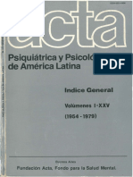 Acta Indice 1954 1979