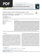 Machine Learning for Internet of Things Data a 2018 Digital Communications A