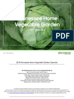 Tennessee Home Vegetable Garden: 2019 Calendar