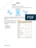 Diode Applications: CLAMPERS: ECE 027 Q2 Midterms