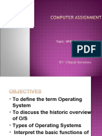BY: Utkarsh Srivastava: Topic: Operating System Concepts
