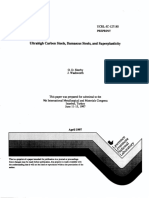 (1997) Ultrahigh Carbon Steels, Damascus Steels, and Superplasticity - O. D. Sherby J. Wadsworth PDF