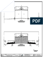 Cross Section of 4-Lane Grade Seperated Structure With Service Road (Section at KM 6+844)