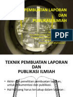 Kuliah Keempat (Teknik Penulisan Laporan Penelitian)