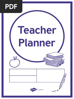 Teacher Planner Academic Year 2019 to 2020 Ds Template