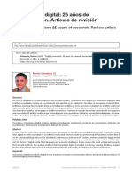 25 años de investigación sobre periodismo digital