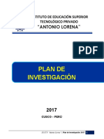 Plan de Investigacion 2017