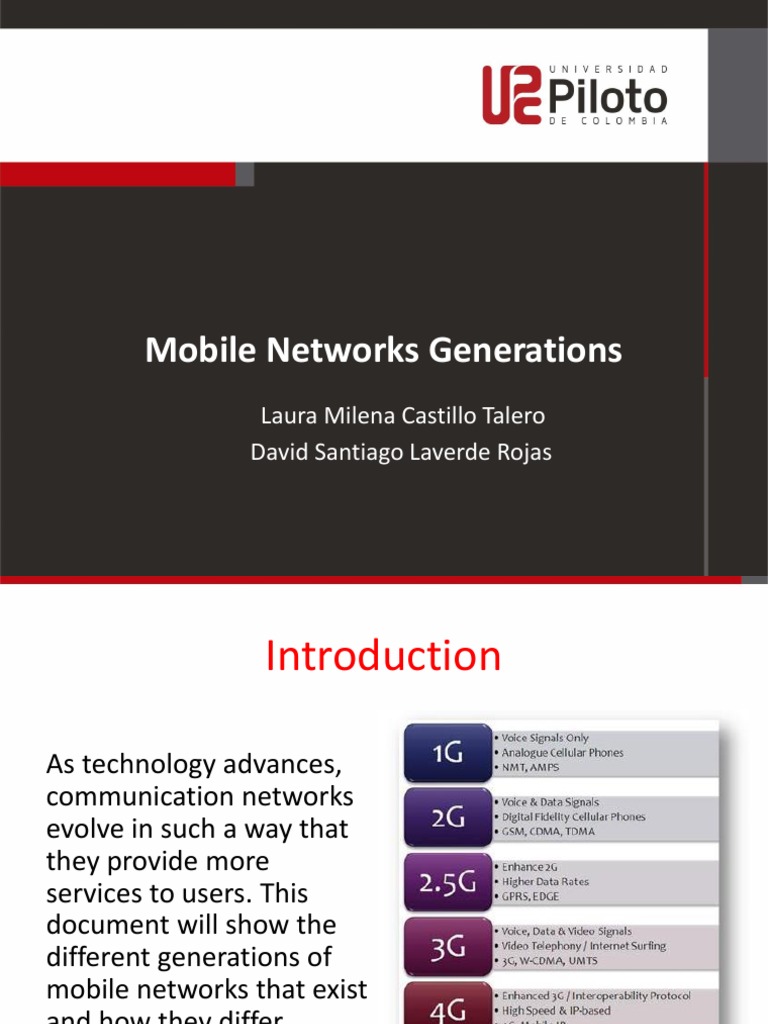 Evolution of Mobile Network Generations | PDF | Voice Over Ip | 3 G