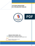 Petunjuk Praktek Sistem Telekomunikasi: Sekolah Tinggi Teknik - PLN