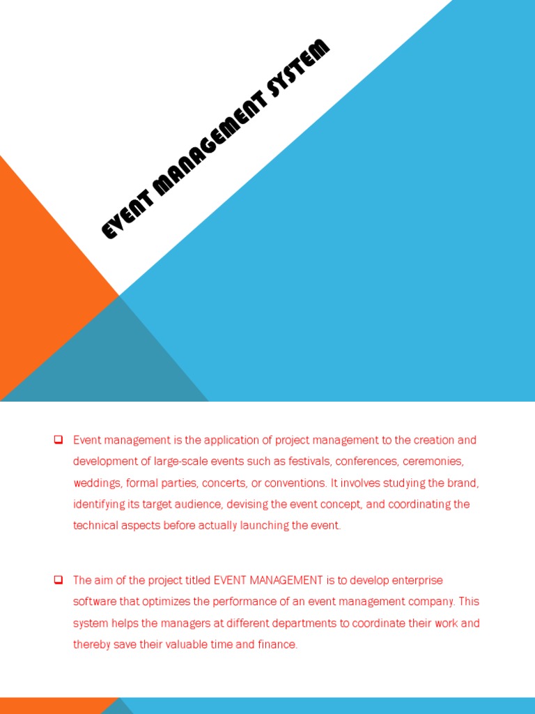 Event Management Software Solutions | PDF | Marketing | Entertainment