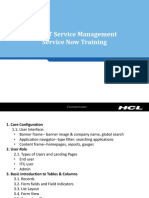 HCL IT Service Management Service Now Training: © Controlled Circulation